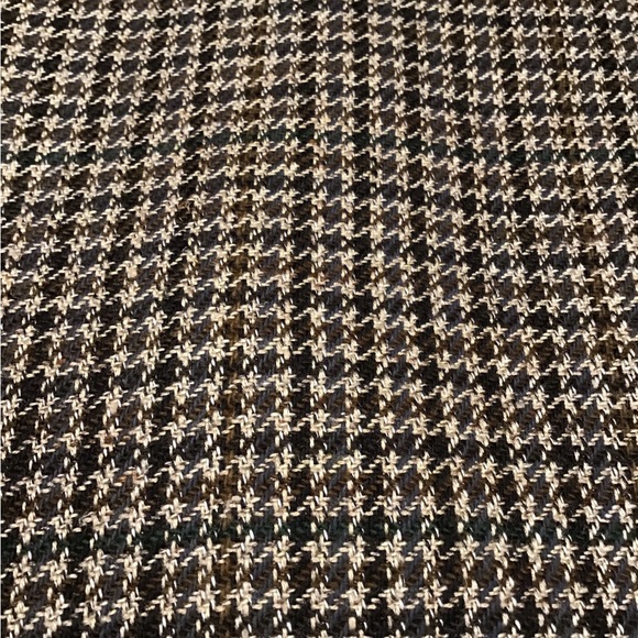 Haggar Houndstooth Blazer Checkered Plaid Suit Jacket Structured Sports Coat 42R - Picture 14 of 16